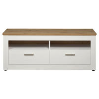 TV-Lowboard Shade weiß Pinie Nachbildung Eiche Artisan Nachbildung B/H/T: ca. 148x59x45 cm Shade - Eiche/weiß (148,00/59,00/45,00cm)