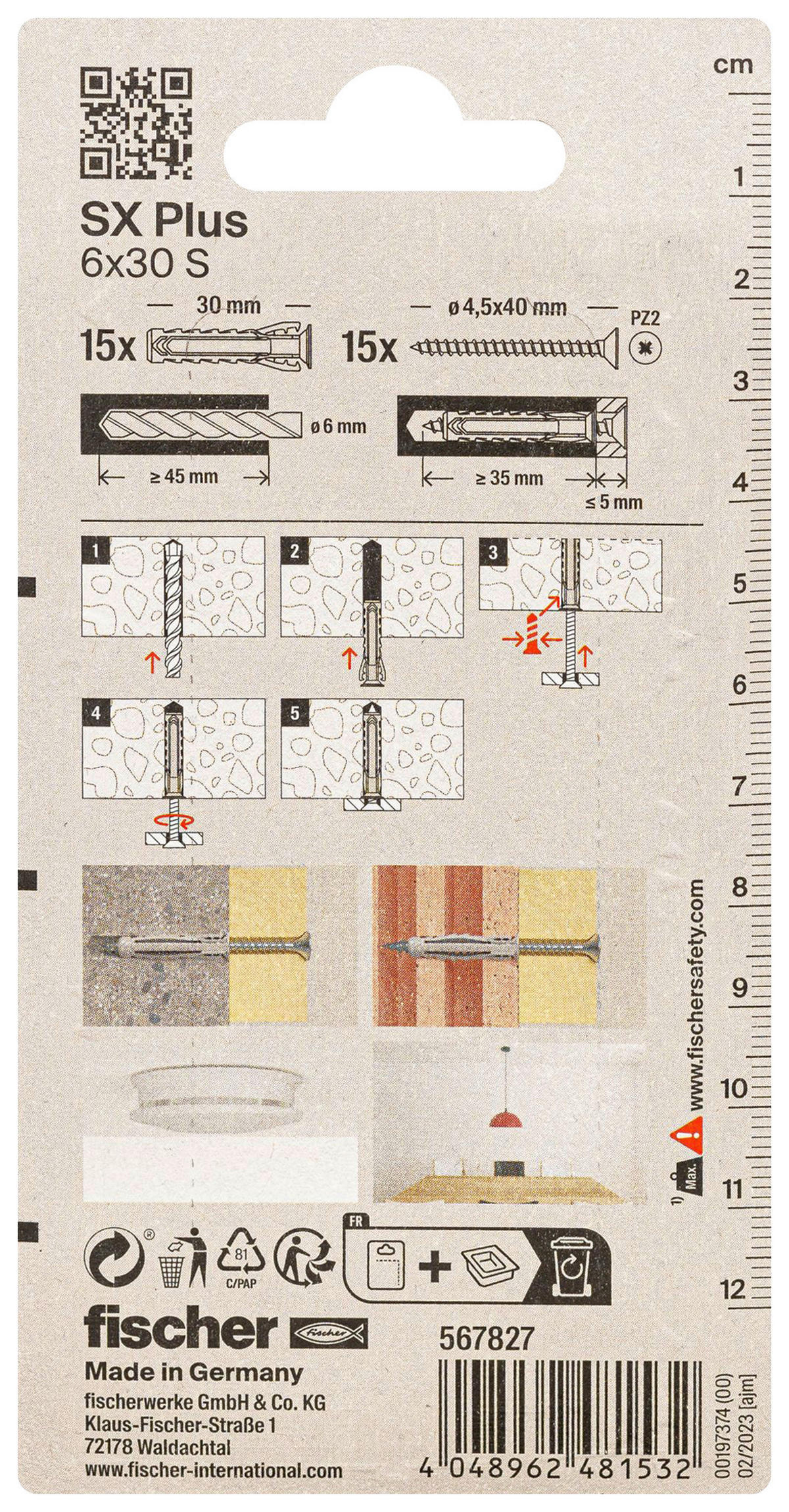 fischer Dübel- und Schraubenset Dübel-/u.Schraubenset_fischer - fischer