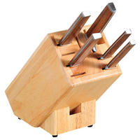 Kesper Messerblock natur Holz 1 tlg. Messerblock_mit_Fächern - natur (12,00/12,00/26,00cm) - Kesper