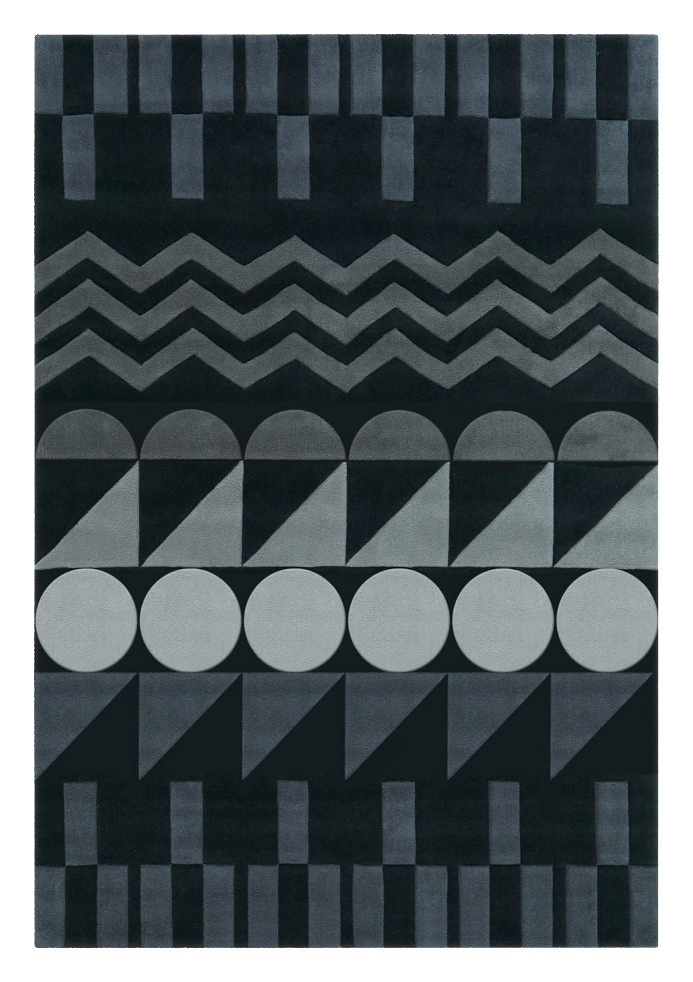Arte Espina Kurzflorteppich Spirit 3120 anthrazit B/L: ca. 140x200 cm Spirit 3120 - anthrazit (140,00/200,00cm) - Arte Espina