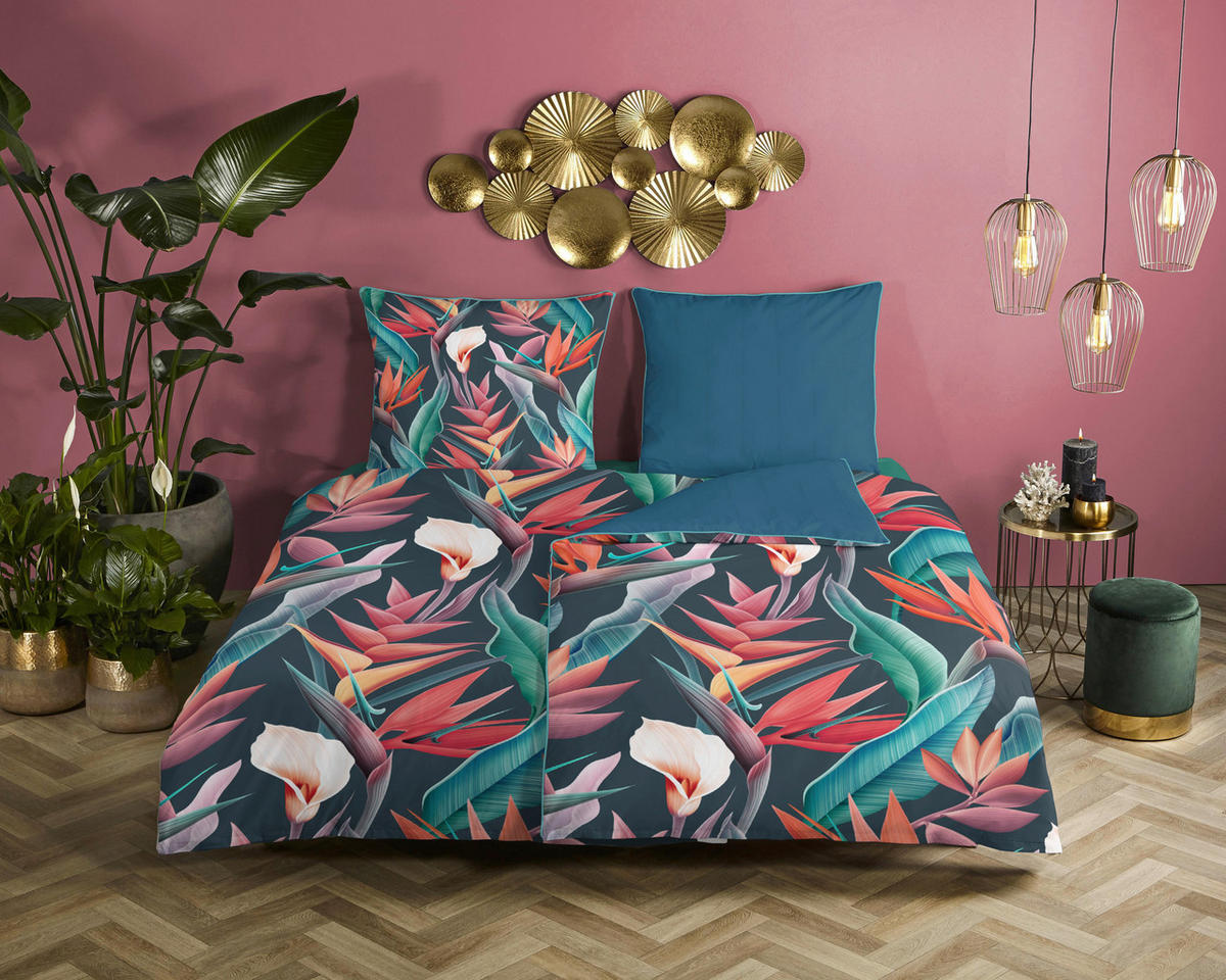 Baumwoll Bettwäsche Chloe Satin Chloe - Multi (135,00/200,00cm) - Descanso