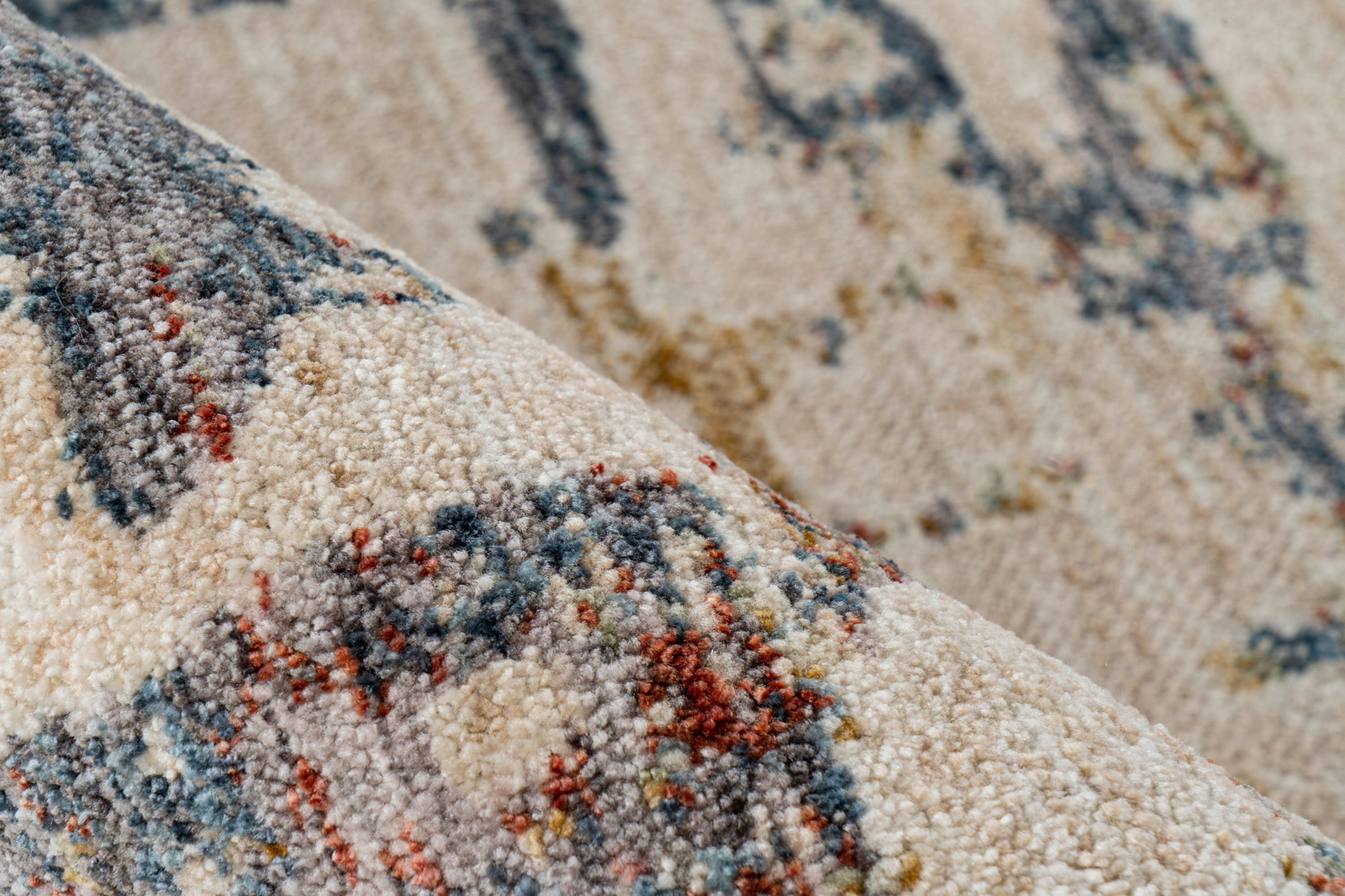 360Living Teppich Jaka multicolor B/L: ca. 160x230 cm Jaka - creme/multicolor (160,00/230,00cm) - 360Living