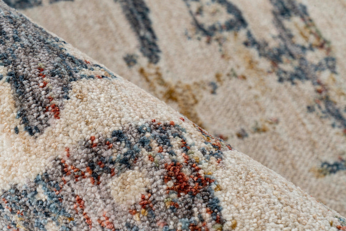 360Living Teppich Jaka multicolor B/L: ca. 160x230 cm Jaka - creme/multicolor (160,00/230,00cm) - 360Living