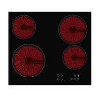 Mican Glaskeramikkochfeld CKA4Z schwarz Schwarzglas B/H/T: ca. 58x5x51 cm CKA4Z - schwarz (58,00/5,00/51,00cm) - Mican