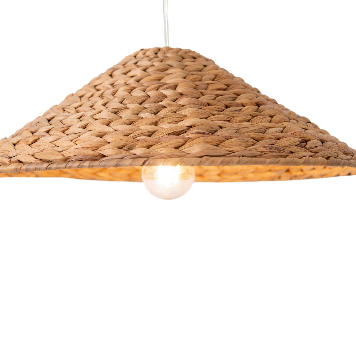 Näve Leuchten Pendelleuchte 7088027 natur B/H/T: ca. 45x124x45 cm E27 1 Brennstellen Korb-Pendelleuchte - natur (45,00/124,00/45,00cm) - Näve Leuchten