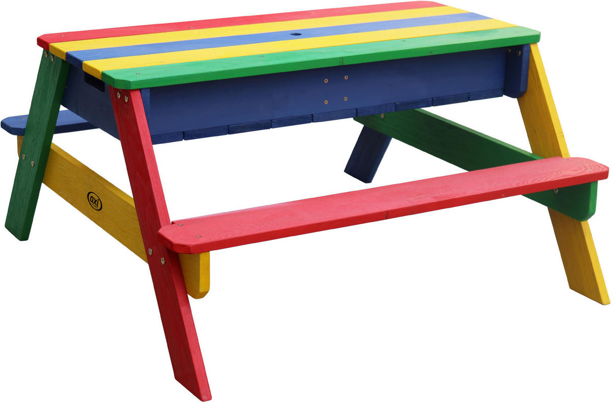 AXI Sand & Wassertisch Nick bunt B/H/L: ca. 98x49x95 cm Nick - bunt (95,00/98,00/49,00cm) - AXI