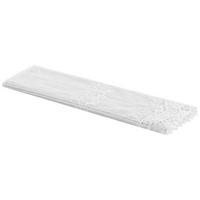 Scheibengardinen-Meterware Alaca weiß H: ca. 60 cm Alaca - weiß (60,00cm)