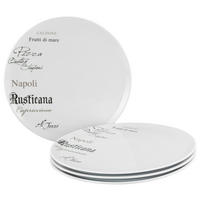 CreaTable Teller-Set Europa Gustoso weiß Porzellan Europa Gustoso - weiß - CreaTable