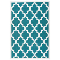 Kayoom Kurzflorteppich Manolya 2097 hellblau B/L: ca. 80x150 cm Manolya 2097 - hellblau (80,00/150,00cm) - Kayoom