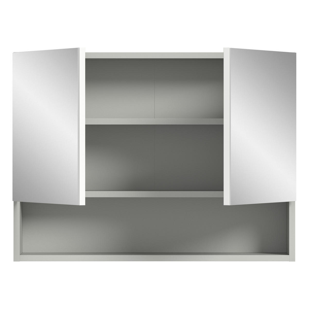 Spiegelschrank Copa hellgrau B/H/T: ca. 74x55x17 cm Copa - hellgrau (74,00/55,00/17,00cm) - xonox.home