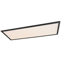 Reality Deckenleuchte  R62328032 schwarz Metall B/H/T: ca. 80x5x30 cm LED-Deckenleuchte_Alpha - schwarz (80,00/5,00/30,00cm) - Reality