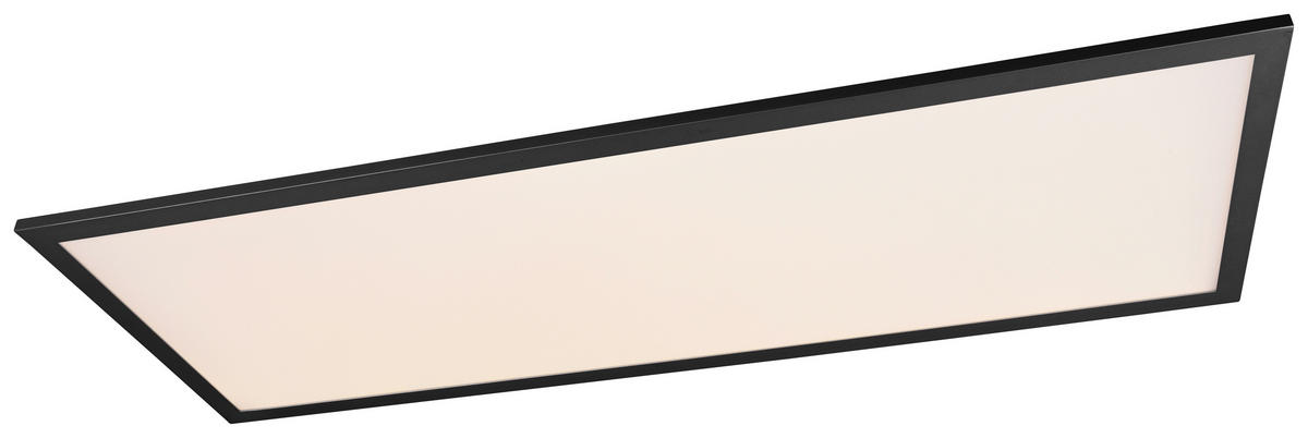 Reality Deckenleuchte  R62328032 schwarz Metall B/H/T: ca. 80x5x30 cm LED-Deckenleuchte_Alpha - schwarz (80,00/5,00/30,00cm) - Reality
