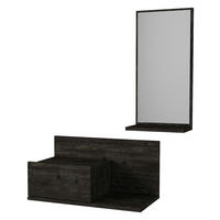 Konsolentisch Drax dunkelgrau Spanplatte B/H/T: ca. 60x29,5x30 cm Drax - dunkelgrau (60,00/29,50/30,00cm) - moebel17