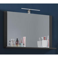 Wandspiegel Lendas anthrazit Holzwerkstoff B/H/T: ca. 80x65x17 cm Lendas - anthrazit (80,00/65,00/17,00cm) - VCM Möbel