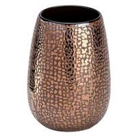 Zahnputzbecher braun Keramik B/H/L: ca. 8,3x11x8,3 cm Zahnputzbecher_Marrakesh_Wenko - braun (8,30/8,30/11,00cm) - WENKO