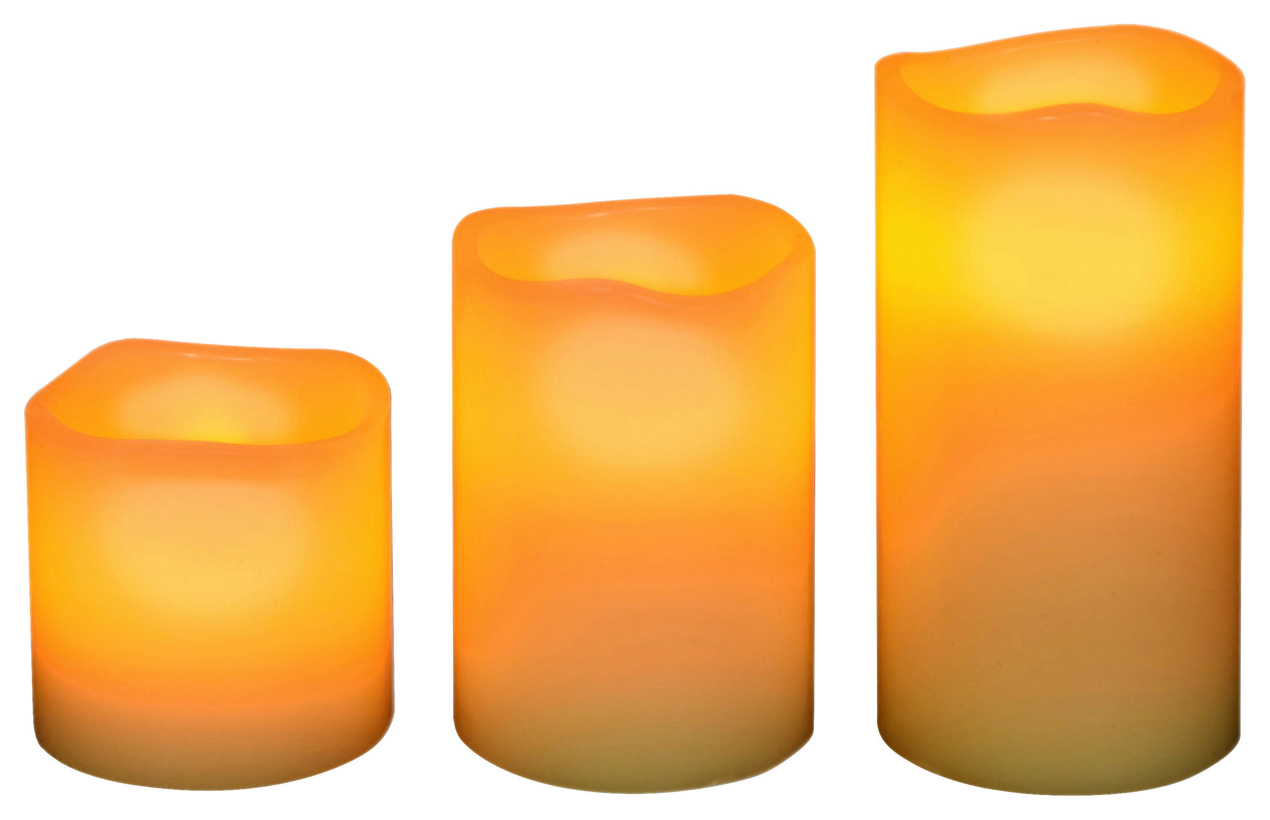LED-Kerzen ivory LED-Kerzen_3erSet LC2193 - ivory