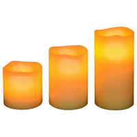 LED-Kerzen ivory LED-Kerzen_3erSet LC2193 - ivory