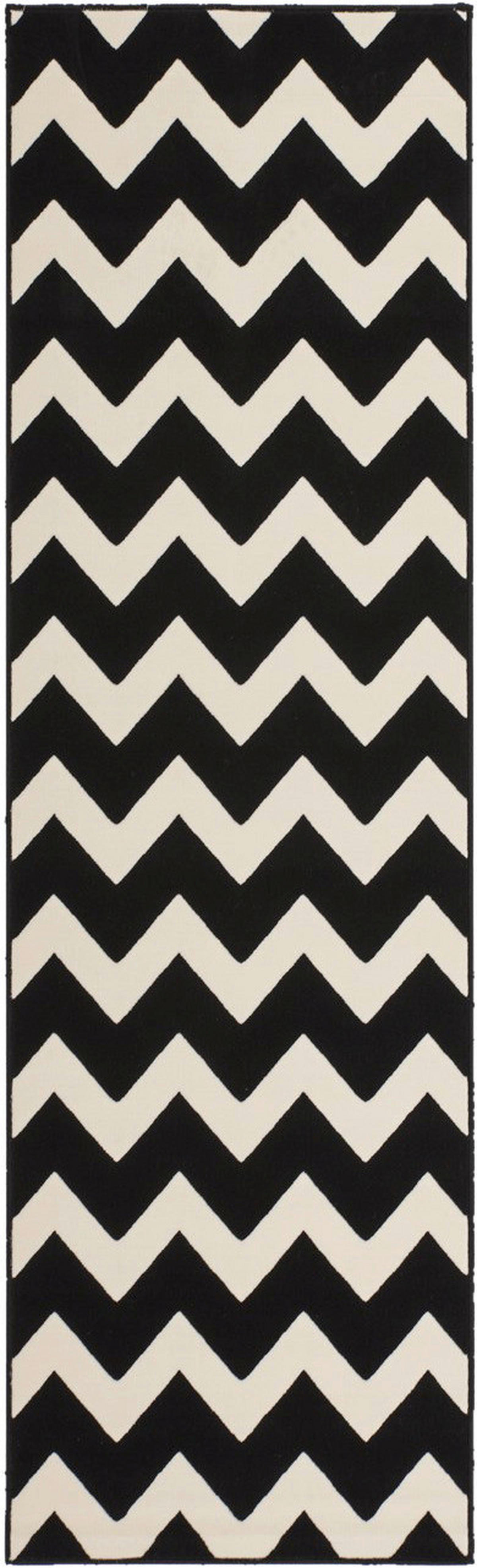 Kayoom Kurzflorteppich Manolya 2095 schwarz B/L: ca. 80x150 cm Manolya 2095 - schwarz (80,00/150,00cm) - Kayoom