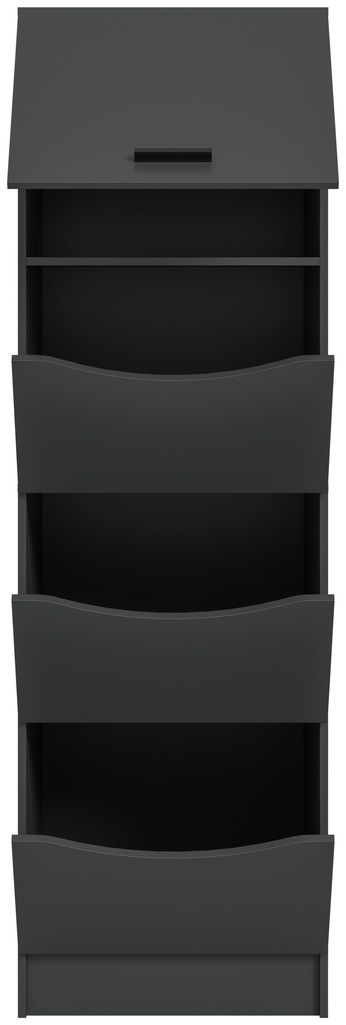 Wäscheschrank Free anthrazit B/H/T: ca. 60x196x68 cm Free - anthrazit (60,00/196,00/68,00cm) - xonox.home