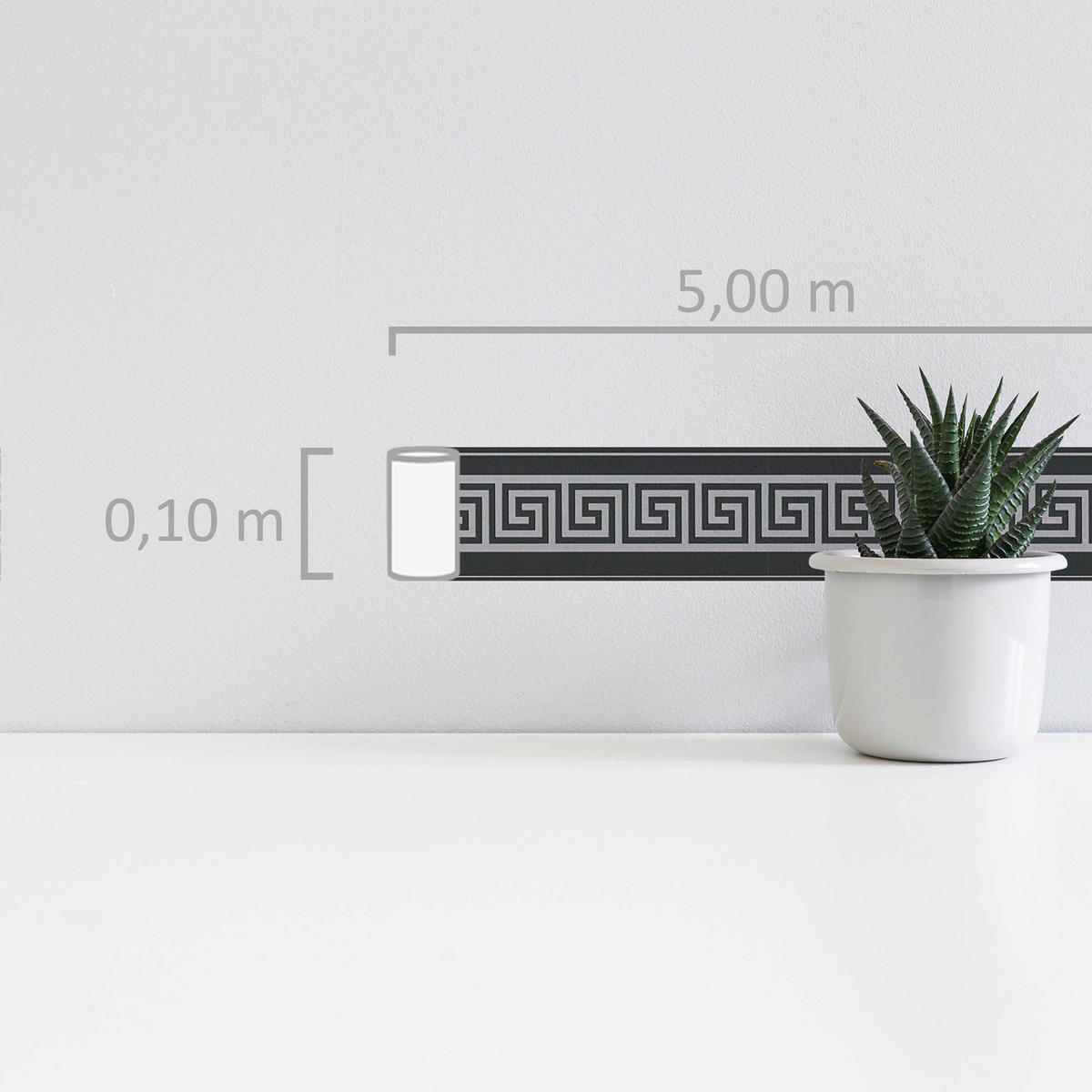 A.S.Creation Bordüre B/H/D: ca. 10x500x9,5 cm Bordüre_selbstklebend - (9,50/500,00cm) - A.S.Creation