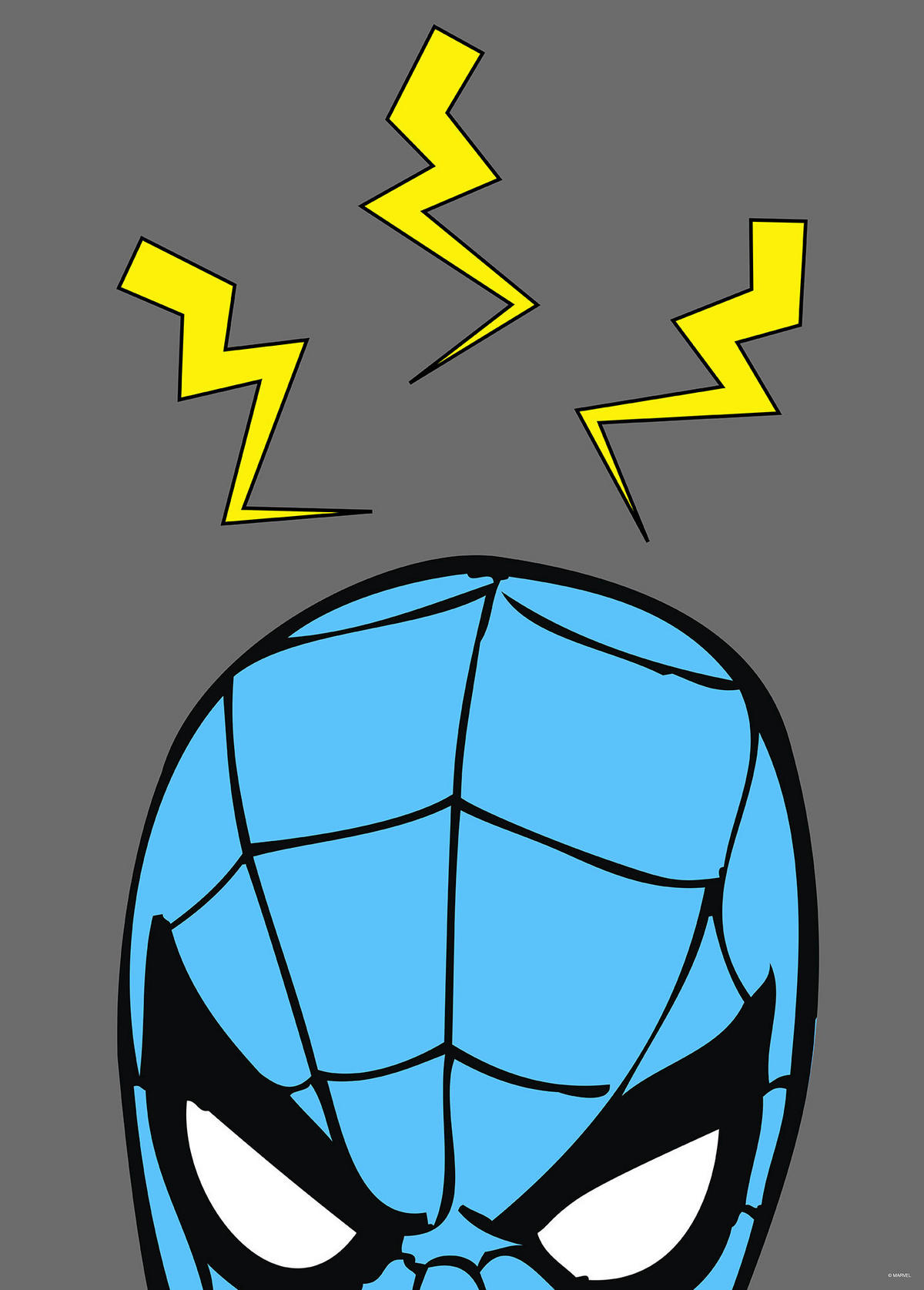 Komar Poster Marvel PowerUp Spider-Man Sense Disney B/L: ca. 50x70 cm Marvel PowerUp Spider-Man Sense - (50,00/70,00cm) - Komar
