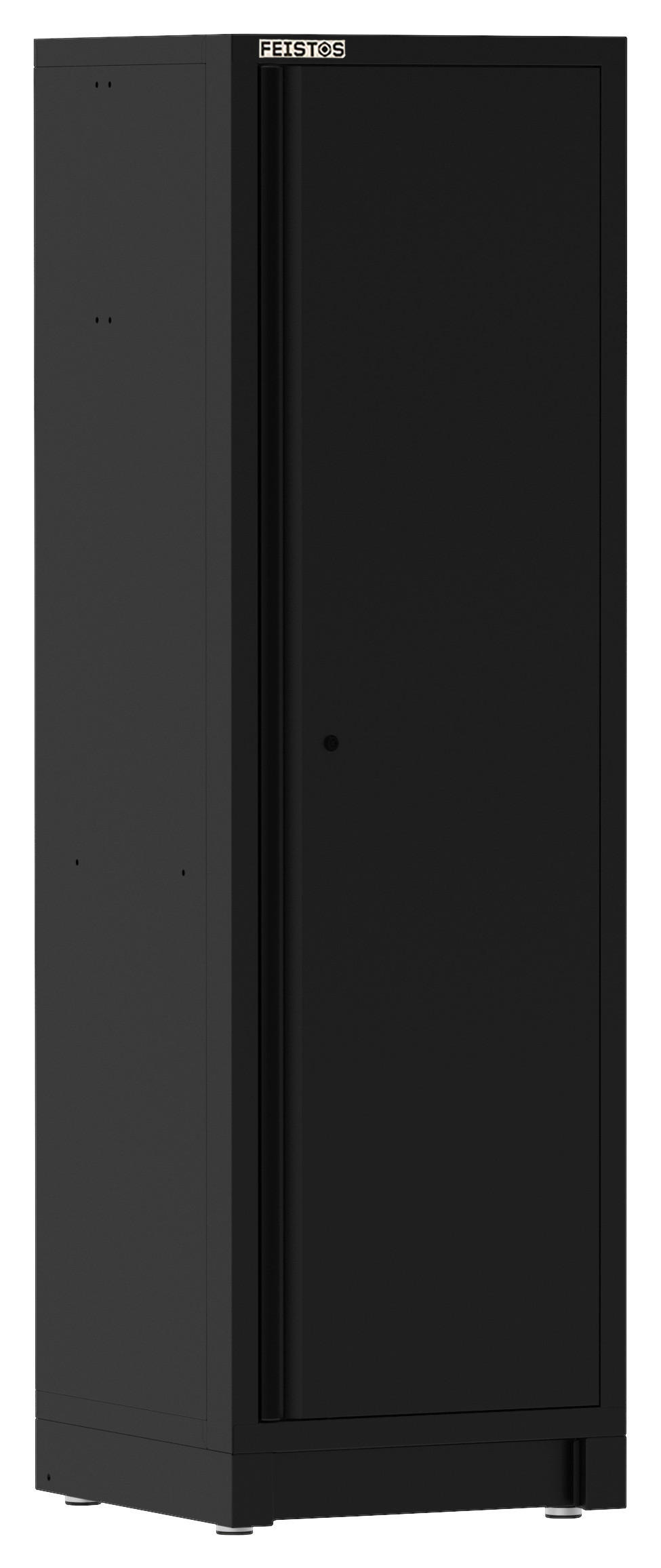 Hochschrank EOS Blackline schwarz B/H/L: ca. 60x200x61 cm EOS Blackline - schwarz (61,00/60,00/200,00cm) - Feistos