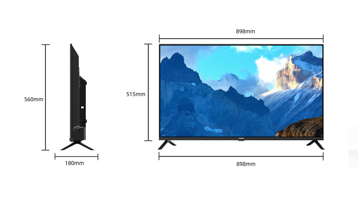 CHiQ LED Smart TV L40QG7L schwarz Q-LED-TV_40"_FHD_L40QG7L_CHiQ - schwarz - Chiq