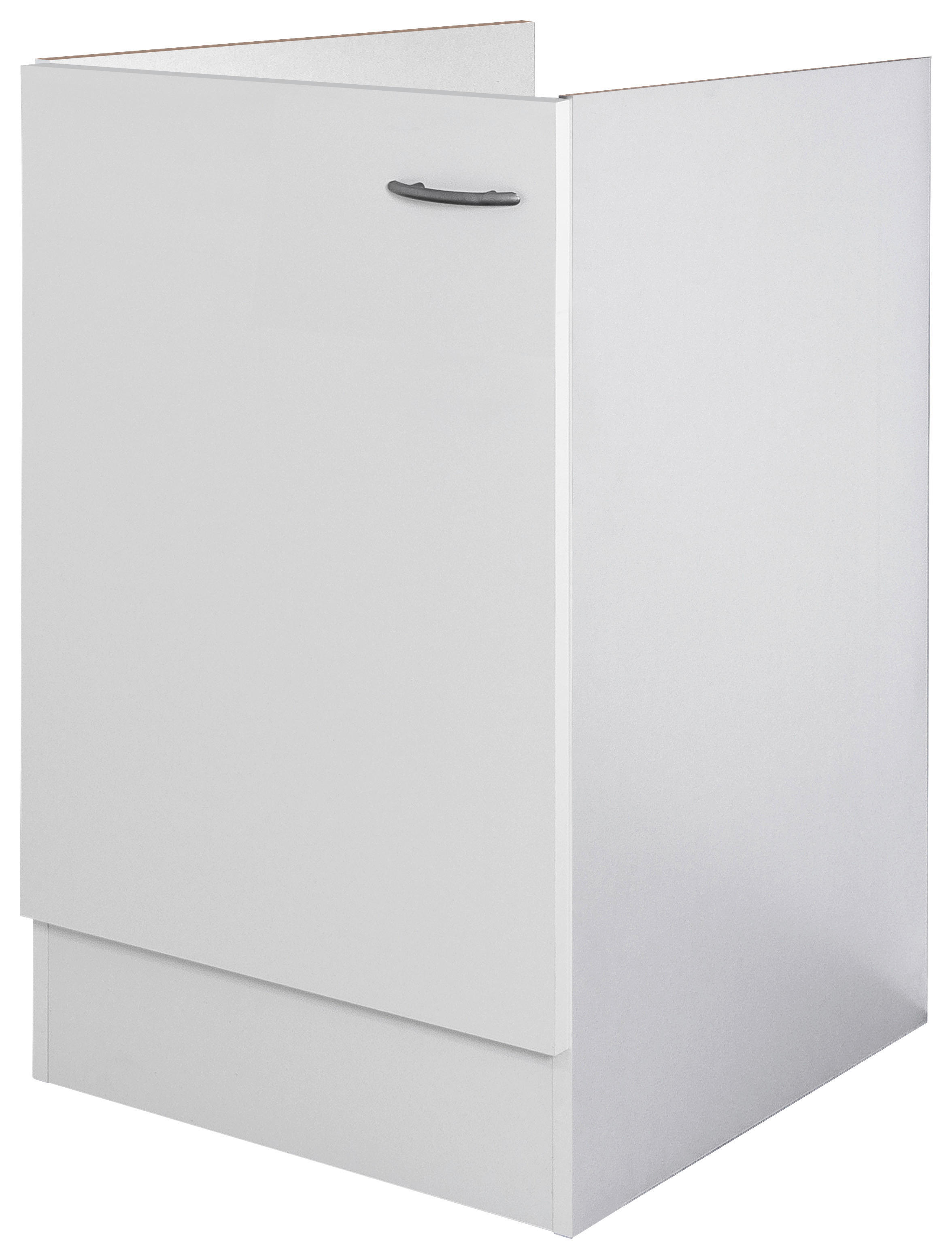 Flex-Well Spülenschrank Wito weiß B/H/T: ca. 50x82x57 cm Wito - weiß/Edelstahl (50,00/82,00/57,00cm) - Flex-Well