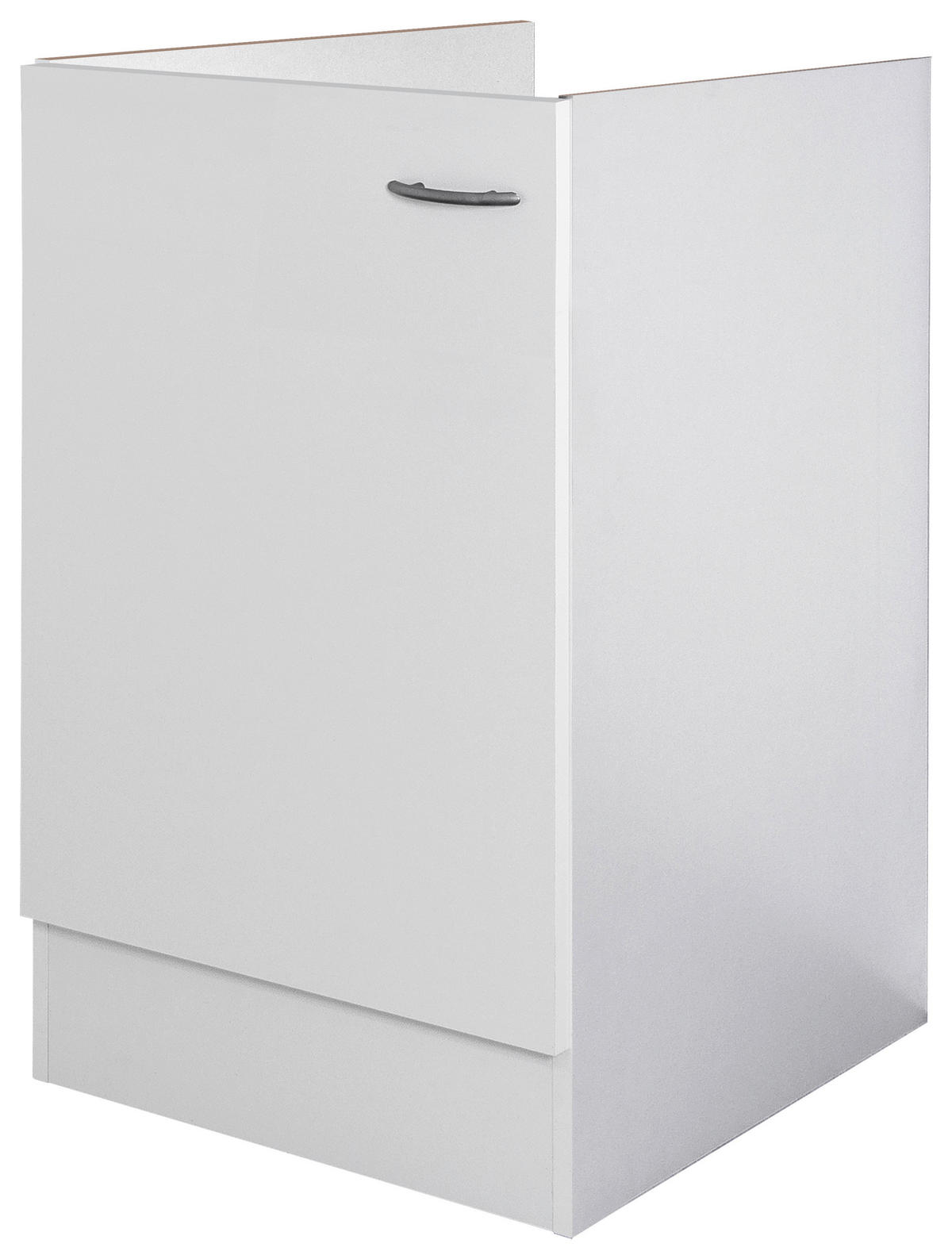 Flex-Well Spülenschrank Wito weiß B/H/T: ca. 50x82x57 cm Wito - weiß/Edelstahl (50,00/82,00/57,00cm) - Flex-Well