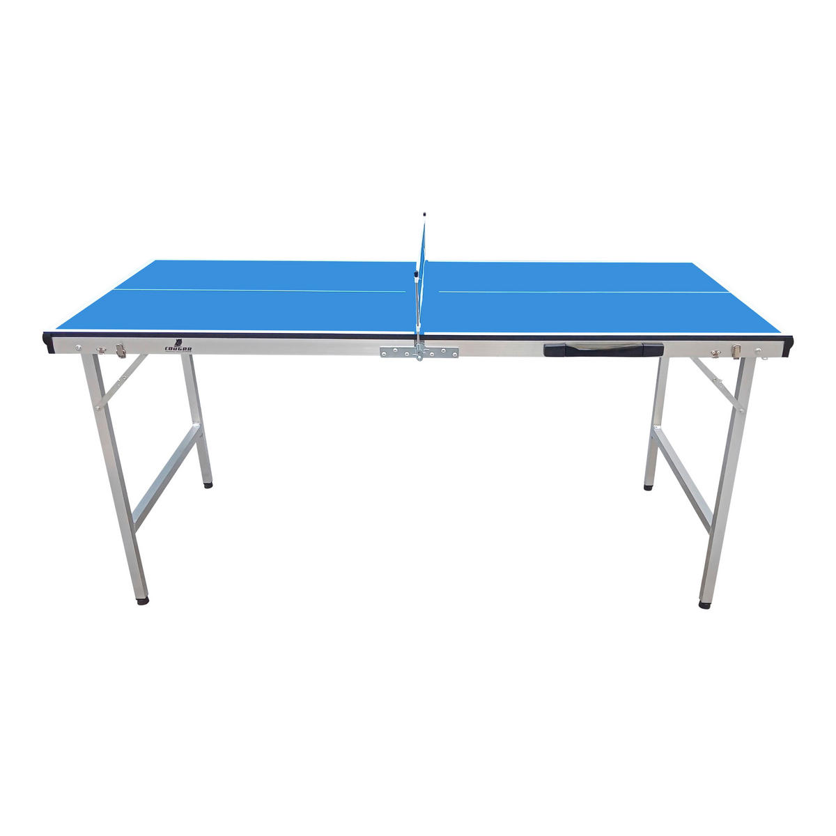 Cougar Tischtennisplatte Mini B/H/L: ca. 67x69x150 cm Tischtennisplatte_Mini - blau/grau (150,00/67,00/69,00cm) - Cougar