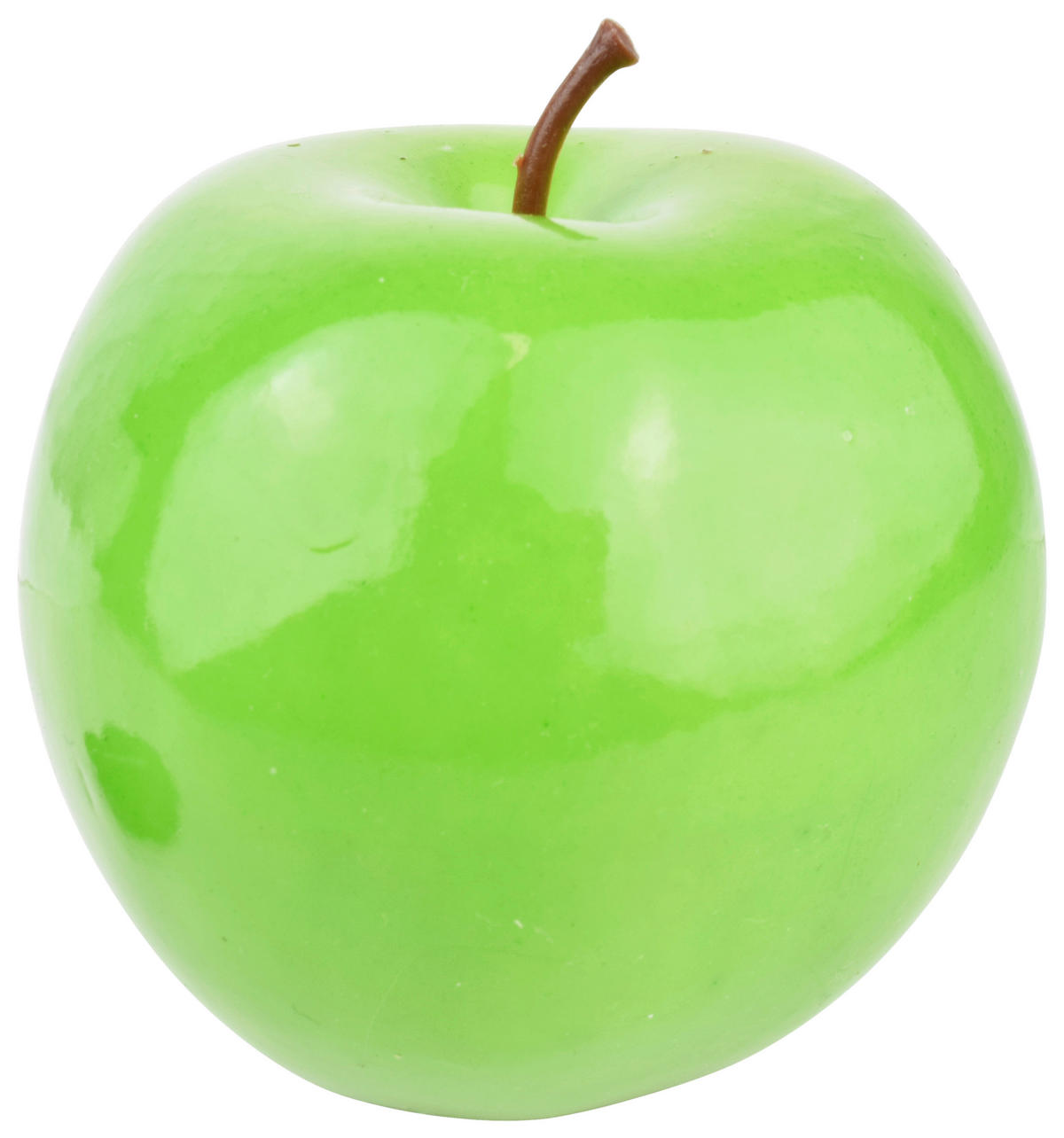 Deko-Apfel grün Kunststoff D: ca. 9 cm Deko-Apfel - grün (9,00cm)