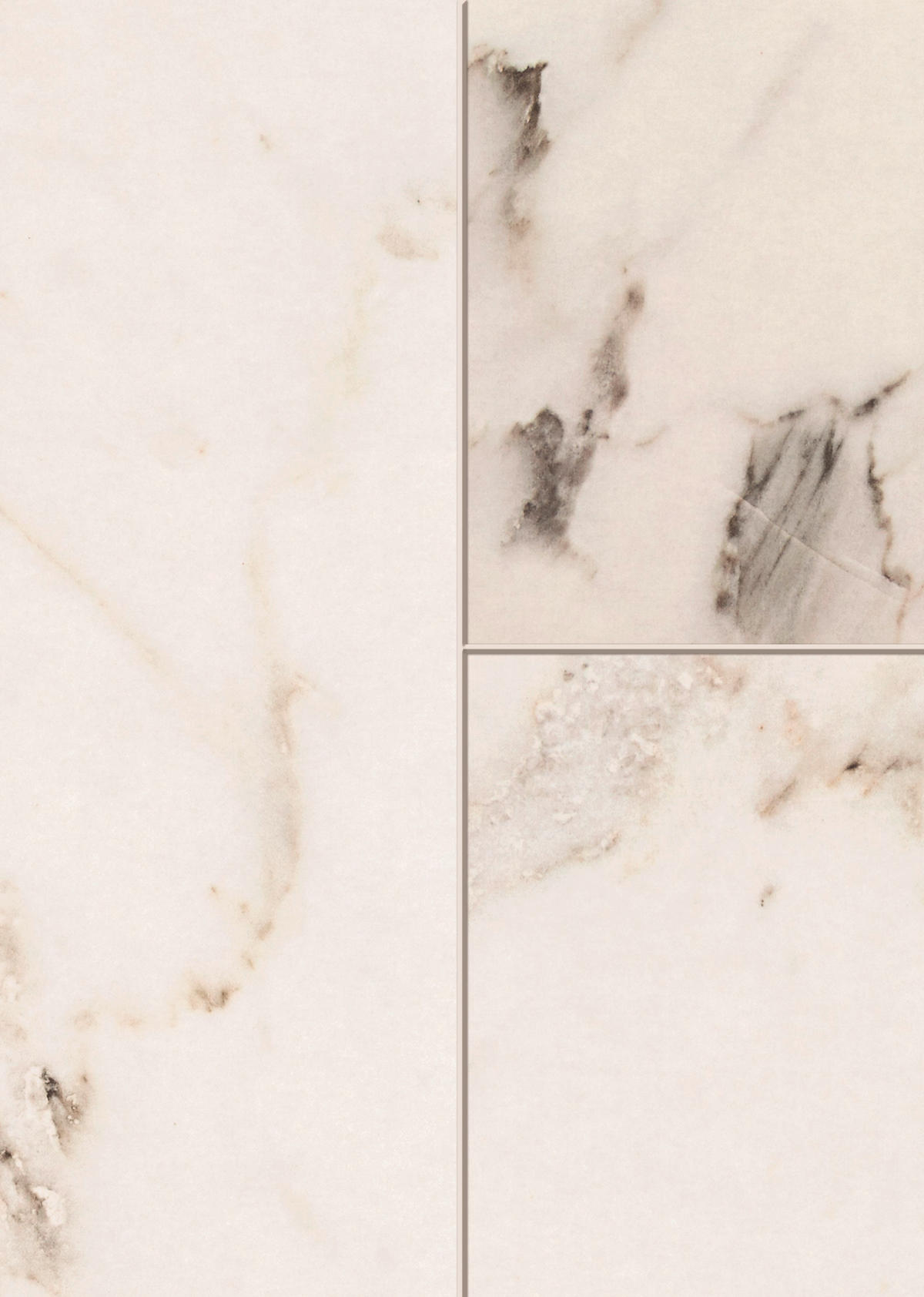 Laminatboden Marmor weiß ca. 2,367 m² im Paket  B/L: ca. 28x60,4 cm pro Paket Marmor weiß ca. 2,367 m² im Paket - weiß (28,00/60,40cm)