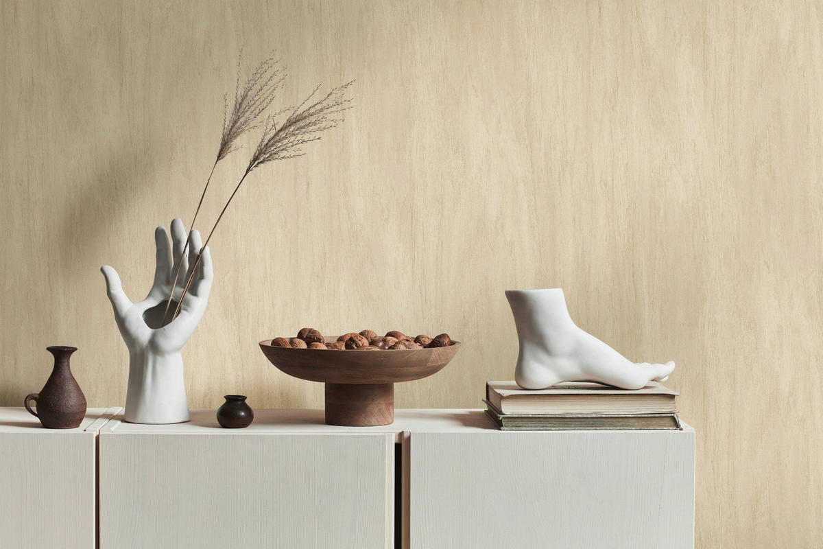 A.S.Creation Vliestapete beige B/H/D: ca. 53x1005x8,3 cm Vliestapete - beige (8,30/1005,00cm) - A.S.Creation