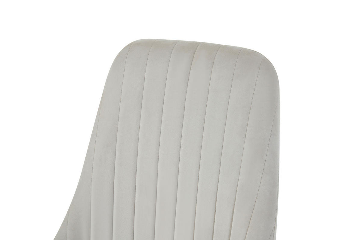 Stuhl CLAUDIA, 2er Set creme schwarz B/H/T: ca. 44x88x58 cm CLAUDIA, 2er Set - creme/schwarz (44,00/88,00/58,00cm) - xonox.home