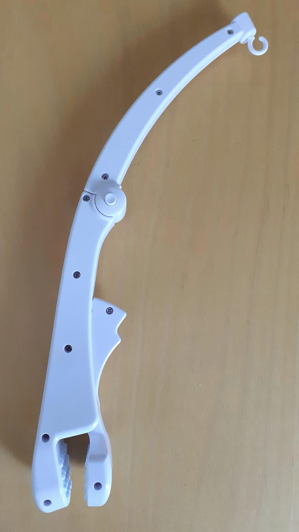 Niermann Mobilehalter zum Klemmen B/H/L: ca. 11x6x35 cm zum Klemmen - weiß (35,00/11,00/6,00cm) - Niermann