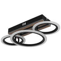 GLOBO Deckenventilator Deckenleuchte-Blevins - schwarz (52,00/30,00/15,00cm) - GLOBO