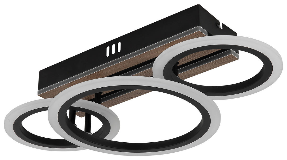 GLOBO Deckenventilator Deckenleuchte-Blevins - schwarz (52,00/30,00/15,00cm) - GLOBO