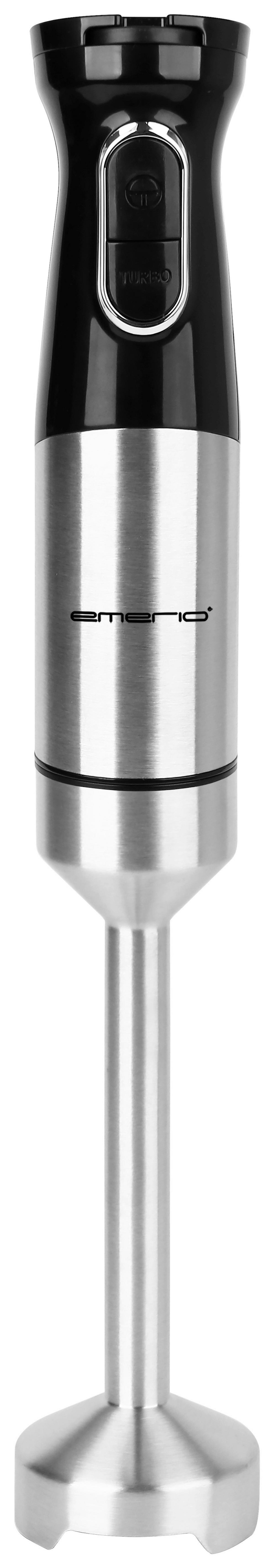 Emerio Stabmixer HB-132381.1 silber schwarz Edelstahl H/D: ca. 42x5 cm Stabmixer HB-132381.1 - schwarz/silber (5,00/42,00cm) - Emerio