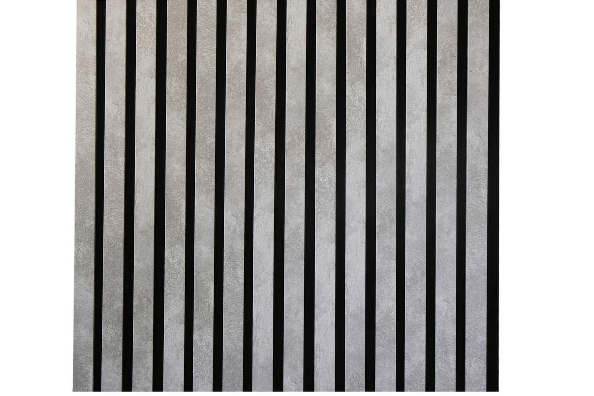 Akustikpaneel Travertin grau L/B/H: ca. 1,9x56,1x240 cm pro Stück Akustikplatte 240x56 Travertin grey - Travertin grau (1,90/56,10/240,00cm)