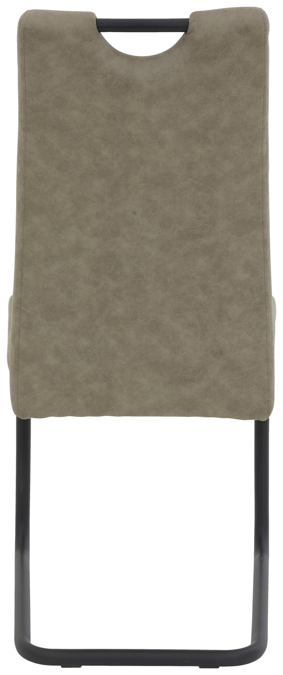 Schwingstuhl Dunja schlamm Vintage Microfaser B/H/T: ca. 43x98x58 cm Dunja - schlamm/schwarz (43,00/98,00/58,00cm)