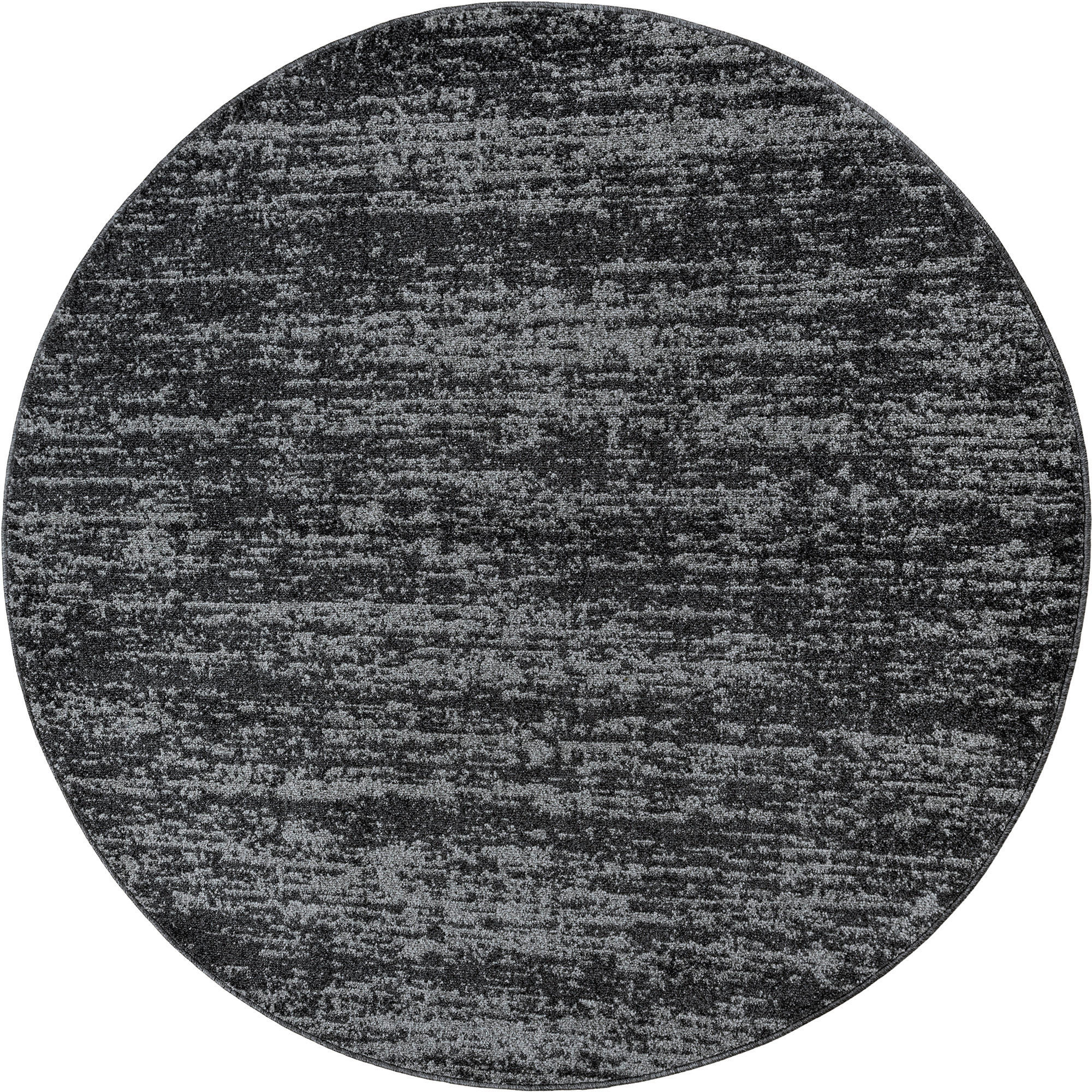 Sanat Kurzflorteppich OSLO schwarz D: ca. 200 cm OSLO - schwarz (200,00cm) - Sanat