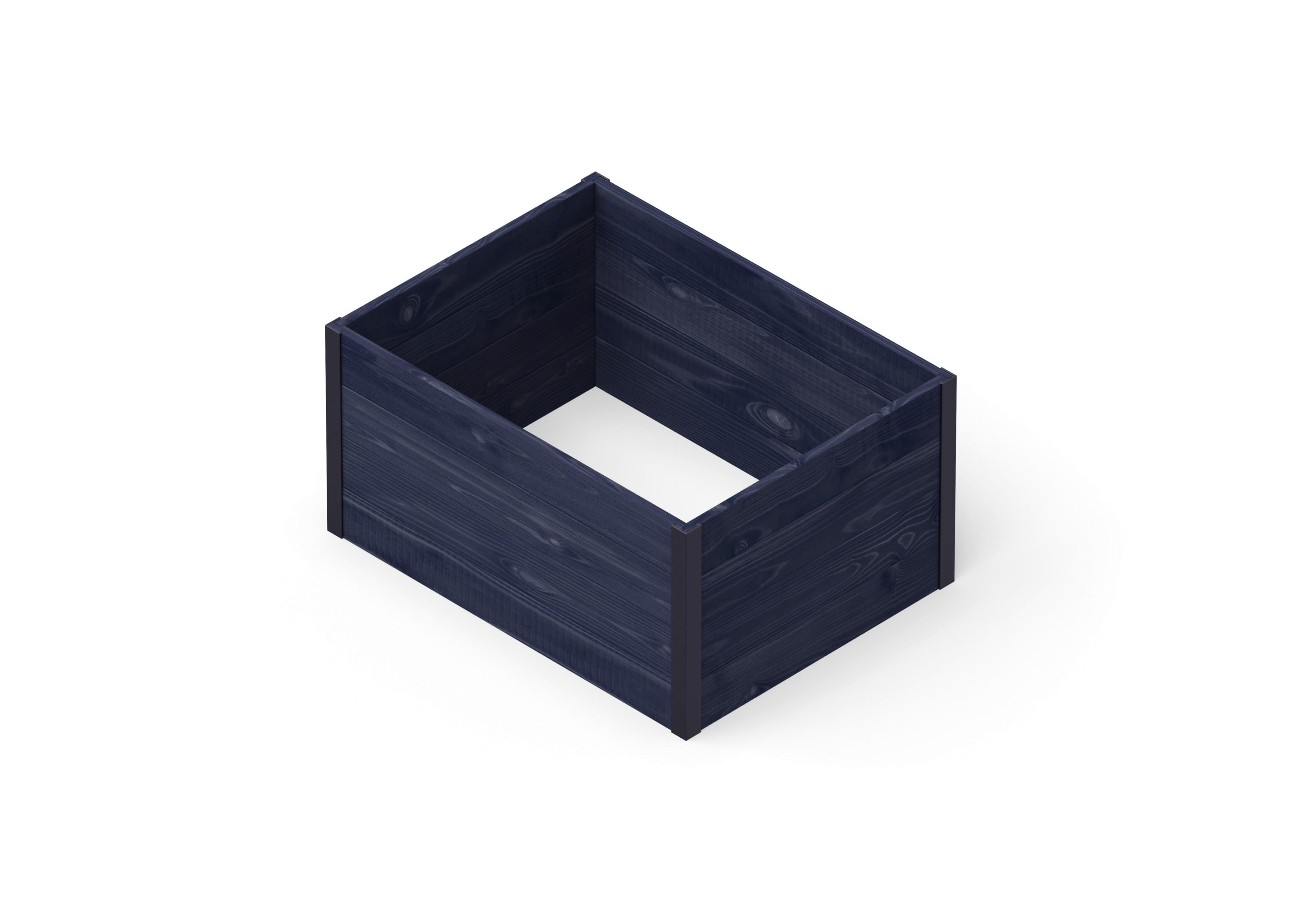 UPYARD Hochbeet MODERN schwarz Holz B/H/L: ca. 60x40x80 cm MODERN - schwarz (80,00/60,00/40,00cm) - UPYARD