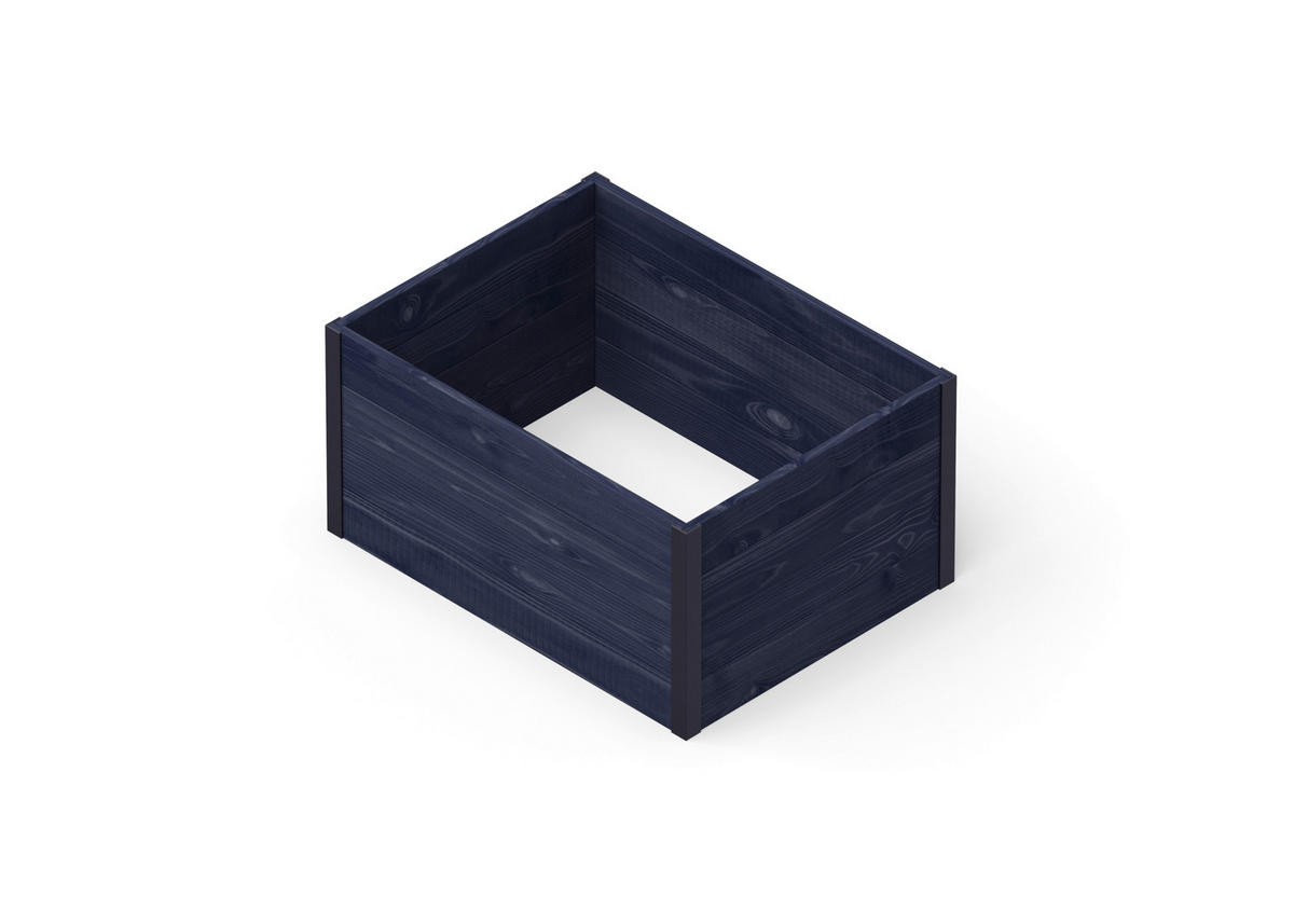 UPYARD Hochbeet MODERN schwarz Holz B/H/L: ca. 60x40x80 cm MODERN - schwarz (80,00/60,00/40,00cm) - UPYARD