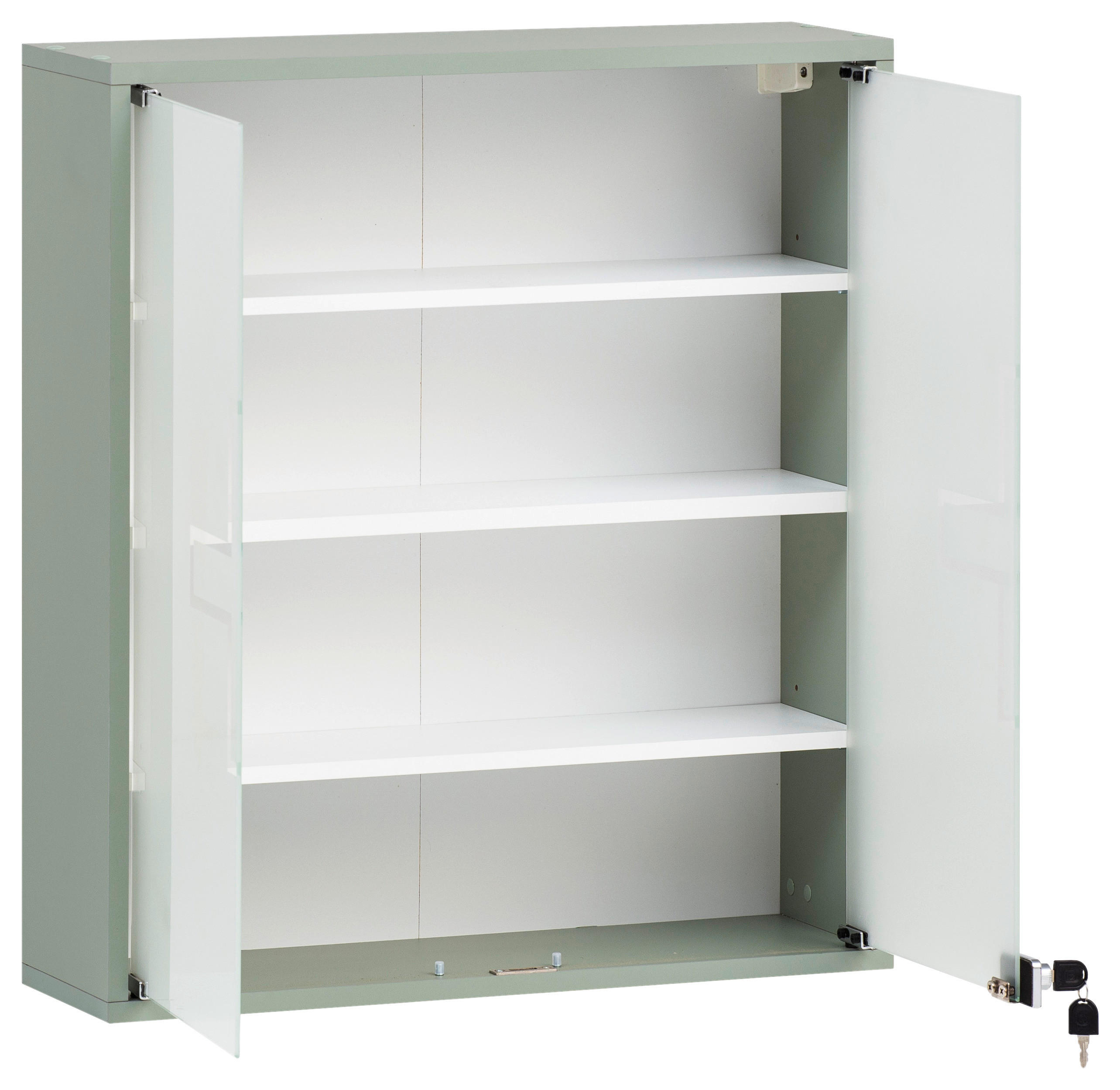 Thumbnail - Medizinschrank Bjarne Pistazie B/H/T: ca. 64,2x71,4x19,6 cm