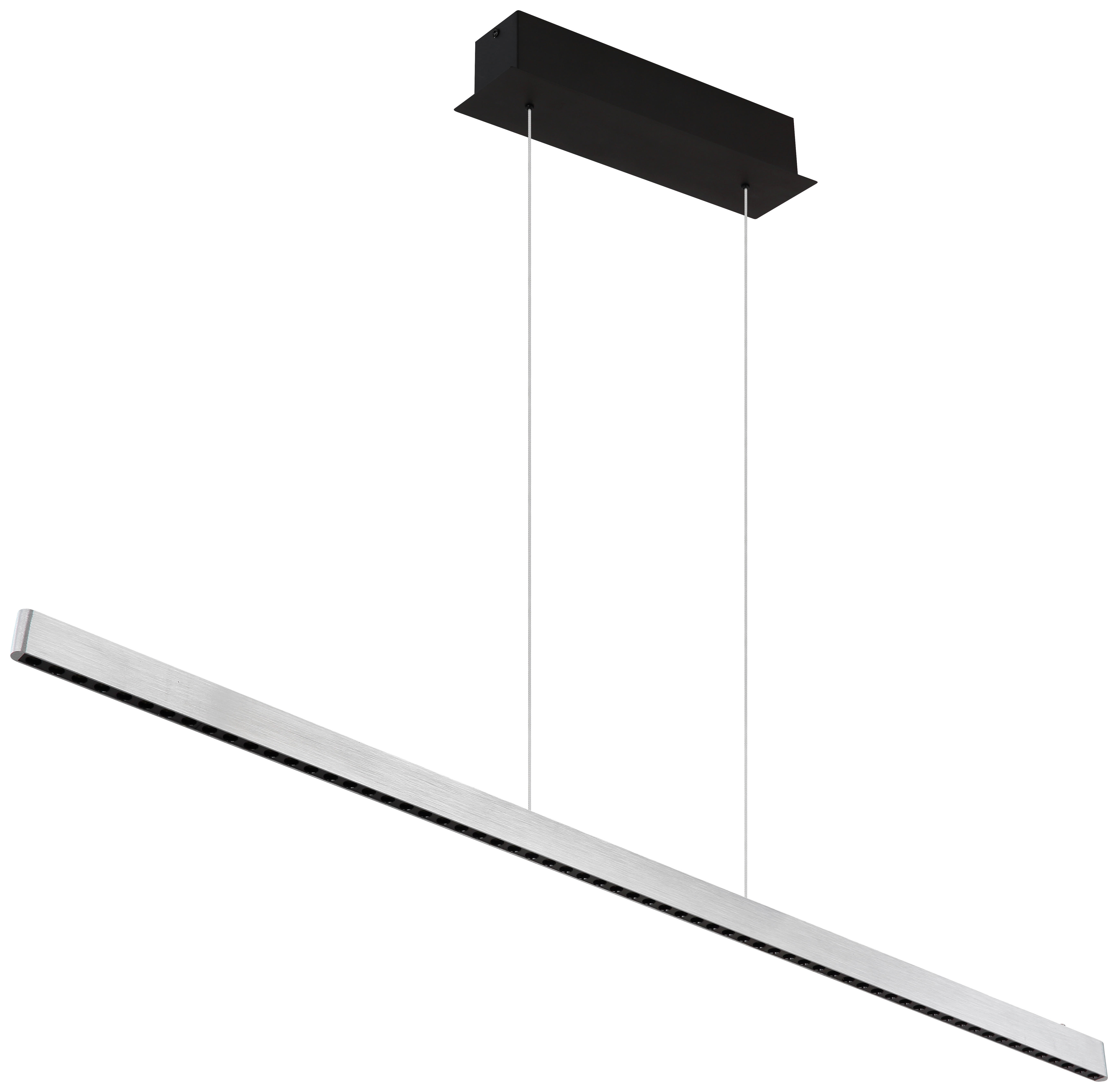 GLOBO Pendelleuchte mattschwarz Metall Aluminium B/H/T: ca. 9x120x120 cm 1.0 Brennstellen 17013H - mattschwarz (9,00/120,00/120,00cm) - GLOBO