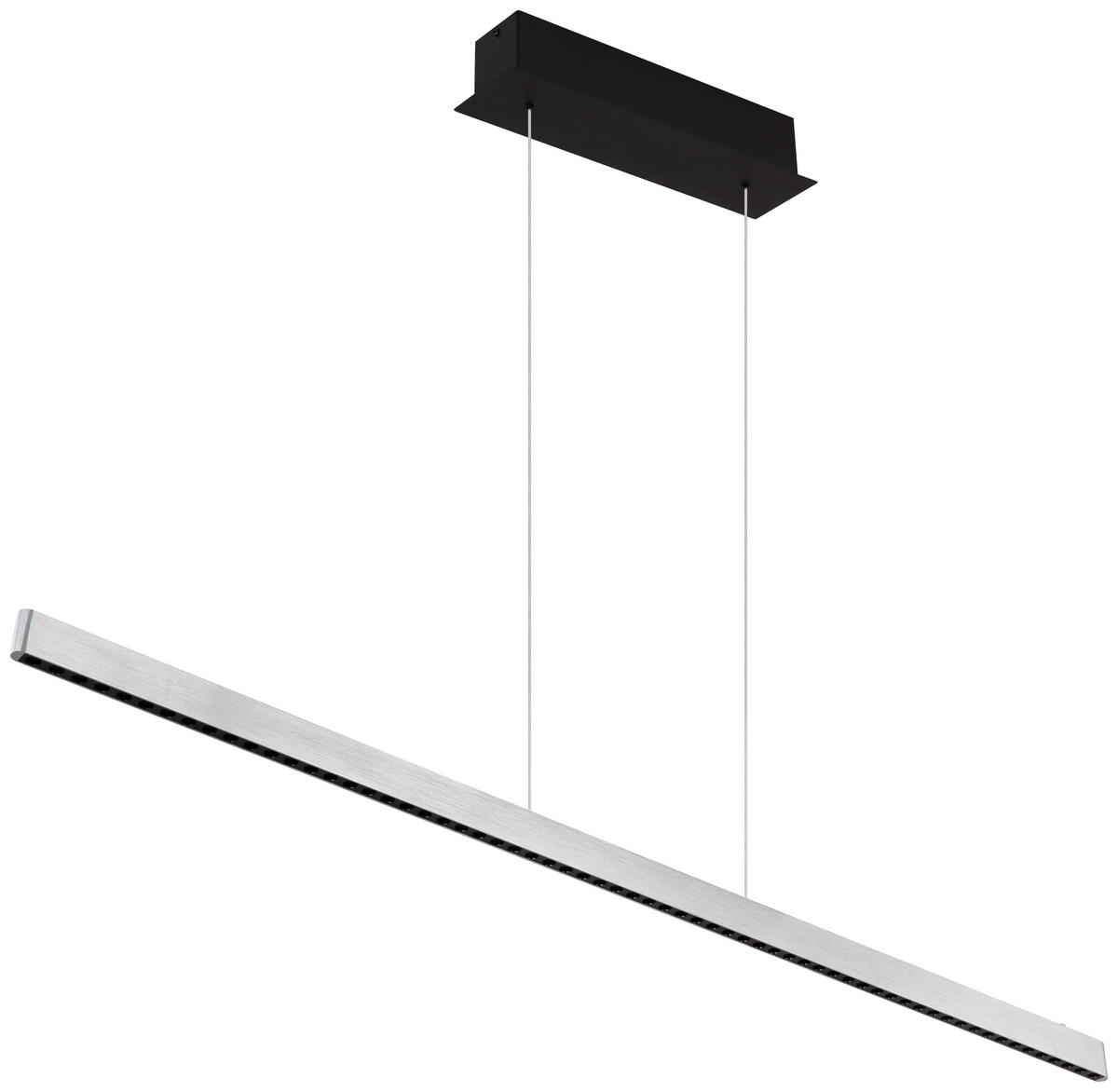 GLOBO Pendelleuchte mattschwarz Metall Aluminium B/H/T: ca. 9x120x120 cm 1.0 Brennstellen 17013H - mattschwarz (9,00/120,00/120,00cm) - GLOBO