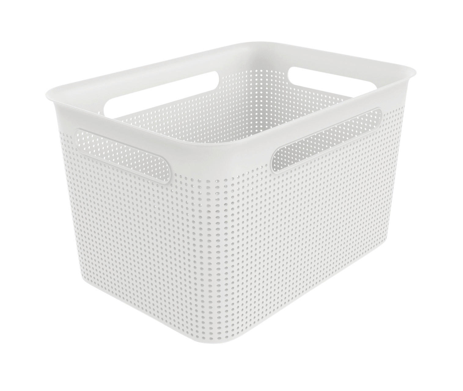 Rotho Aufbewahrungsbox weiß B/H/L: ca. 26x21x36 cm Box_Brisen 16l - weiß (36,00/26,00/21,00cm) - Rotho