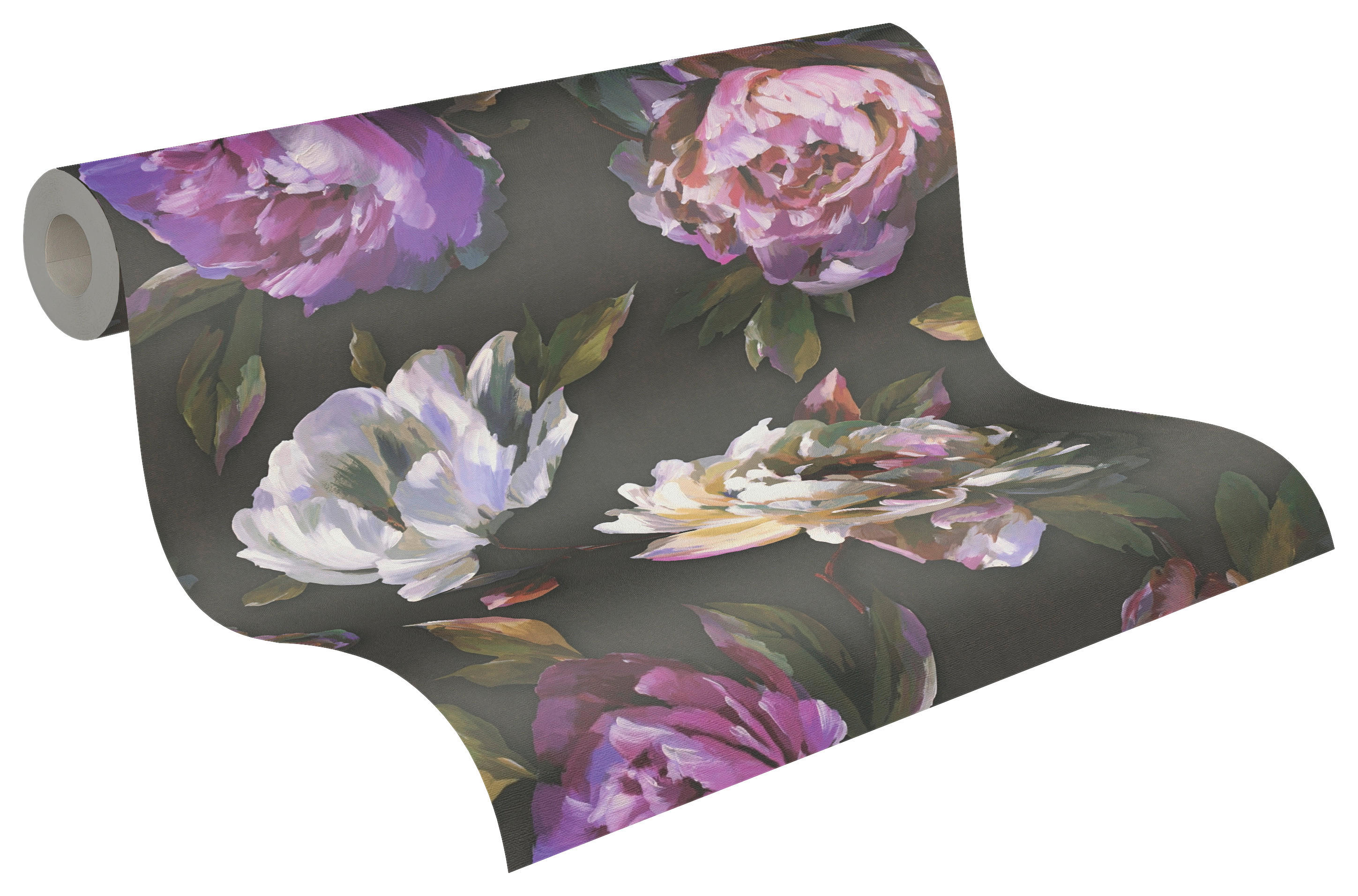 A.S.Creation Vliestapete violett grün B/H/D: ca. 53x1005x8 cm Vliestapete - grün/violett (8,00/1005,00cm) - A.S.Creation