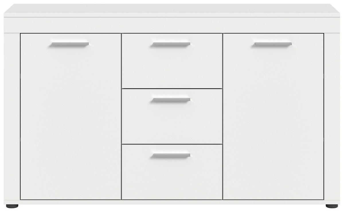 Sideboard Jam weiß B/H/T: ca. 125x80x35 cm Jam - weiß (125,00/80,00/35,00cm) - xonox.home