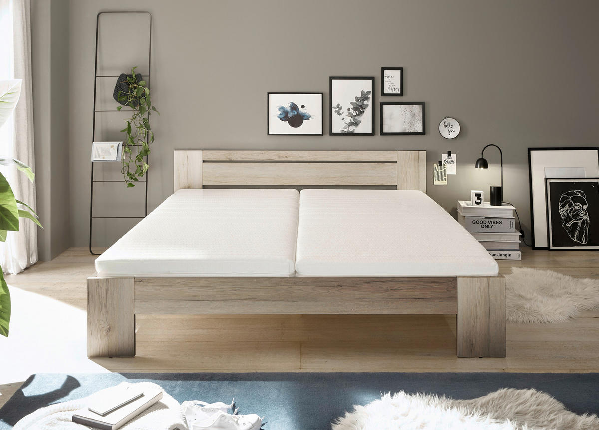 Futonbett Cannes Eiche San-Remo Nachbildung Liegefläche B/L: ca. 90x200 cm Cannes - Eiche (95,00/71,00/204,00cm)